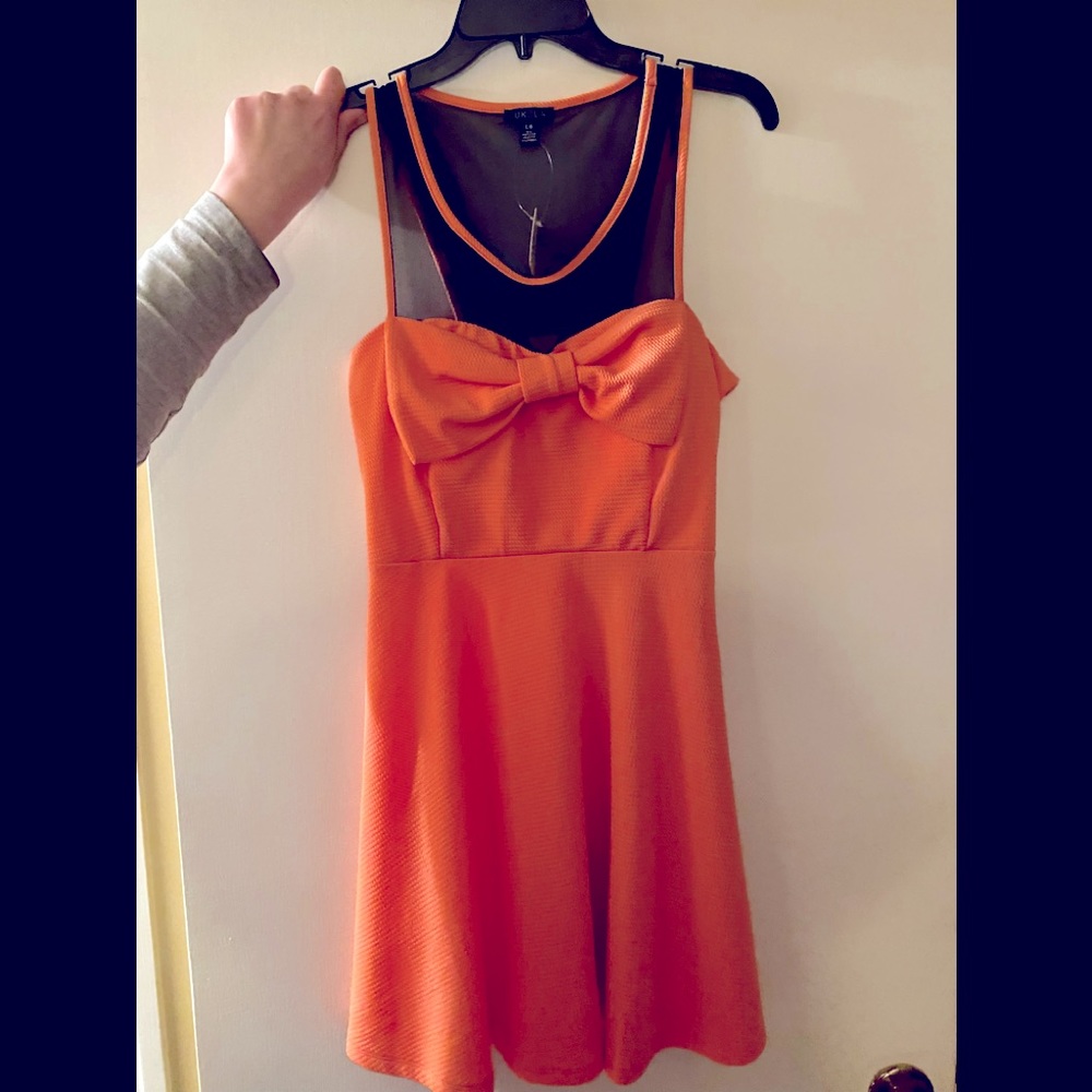 New with tags, coral cocktail dress.